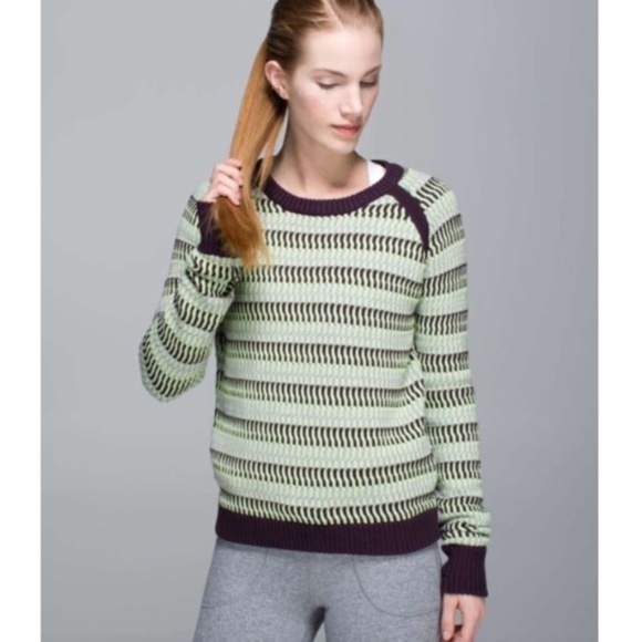 lululemon athletica Sweaters - Lululemon • Devi Crew Sweater Size 10 • B2